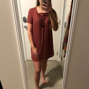 Cute lace up dress